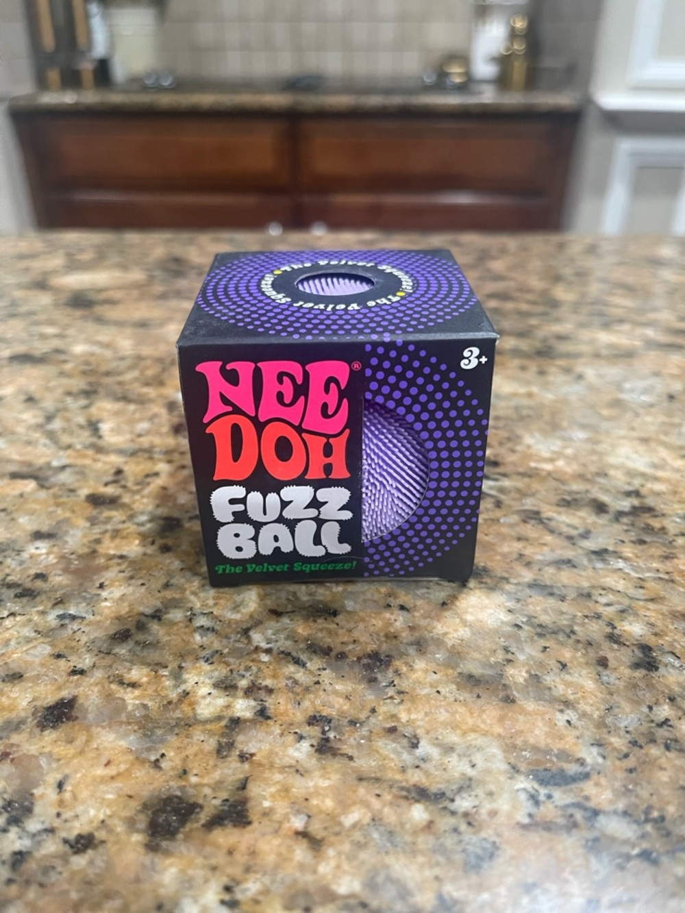 Needoh Fuzz Ball Sensory Toy - Purple Nee Doh